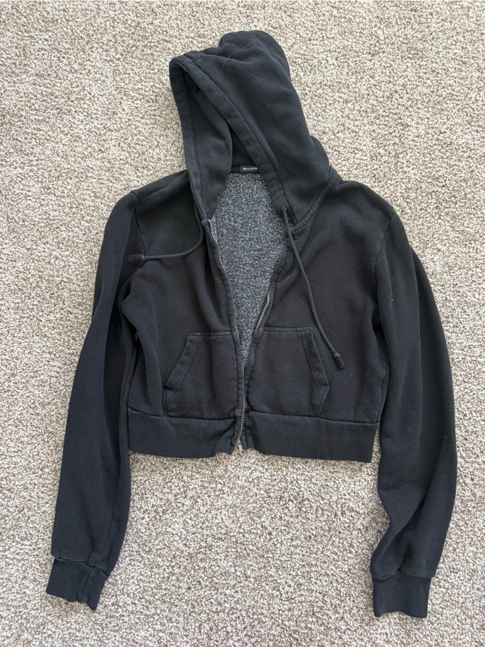 Brandy Melville cropped hoodie